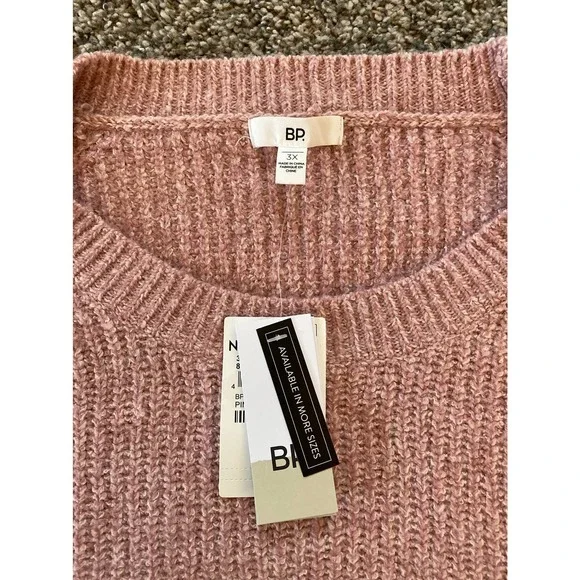 BP Pink Nostalgia Sweater - 3X - Picture 2 of 4